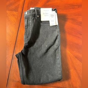 Abercrombie and Fitch Skinny high rise black jeans